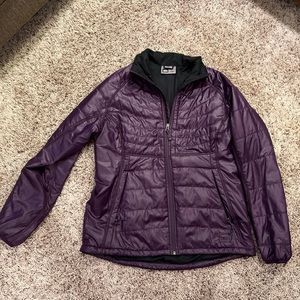 Dark purple REI women’s insulated jacket